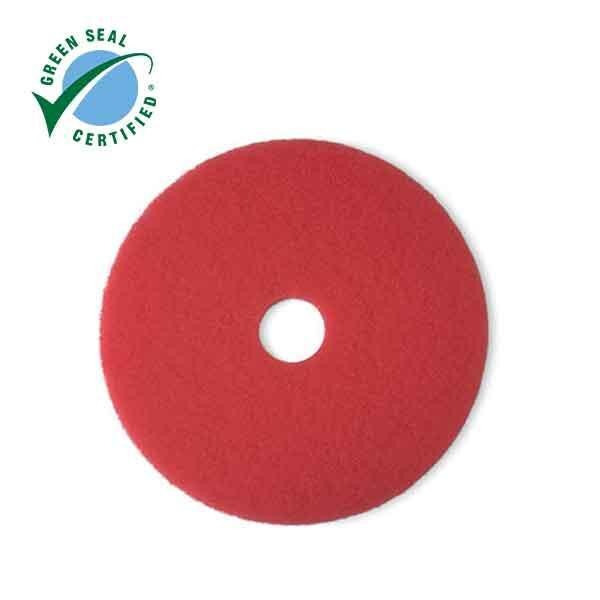 3M Red Buffer Pad 5100, 11 in, 5/Case