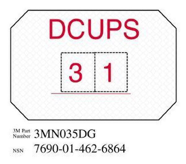 3M Diamond Grade Damage Control Sign 3MN035DG, 