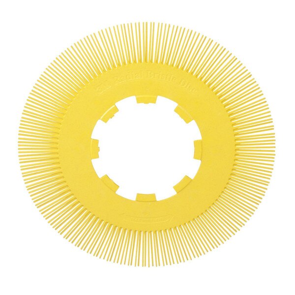 Refillable T Disc Scotch-Brite Radial Bristle Brush Replacement Disc, T-S 80 Refill, 8 in ...